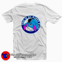 Cute Eeyore Happy Face Disney Inspired T-shirt