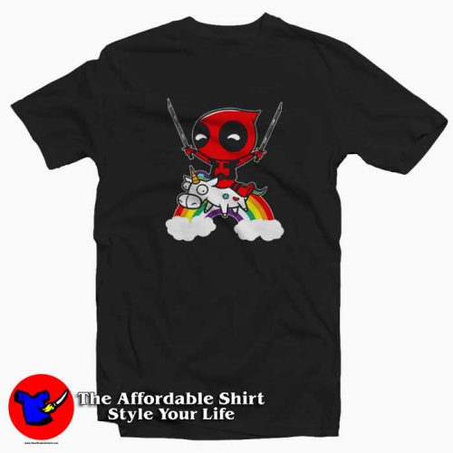 Deadpool Unicorn Rainbow Comedy Tshirt 500x500 Deadpool Unicorn Rainbow Comedy T shirt On Sale