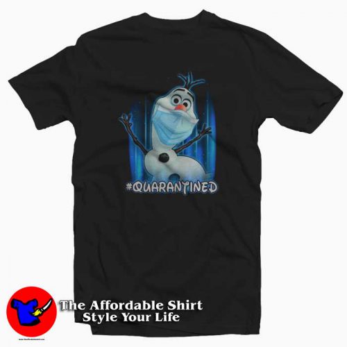 Funny Olaf Face Mask Quarantined Unisex Tshirt 500x500 Funny Olaf Face Mask Quarantined Unisex T shirt On Sale