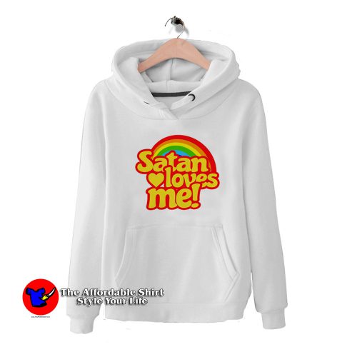 Funny Satan Loves Me Rainbow Unisex Hoodie 500x500 Funny Satan Loves Me Rainbow Unisex Hoodie On Sale