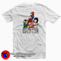 Funny The Peanuts Led Zeppelin Vintage T-shirt