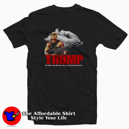 Funny Trump Rambo America Patriotic Tshirt 500x500 Funny Trump Rambo America Patriotic T shirt On Sale