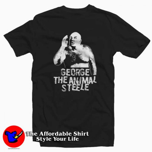 George The Animal Legends Of Wrestling Tshirt 500x500 George The Animal Legends Of Wrestling T shirt On Sale