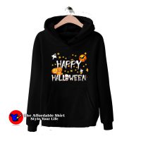 Happy Halloween Scary Pumpkin Boys Hoodie