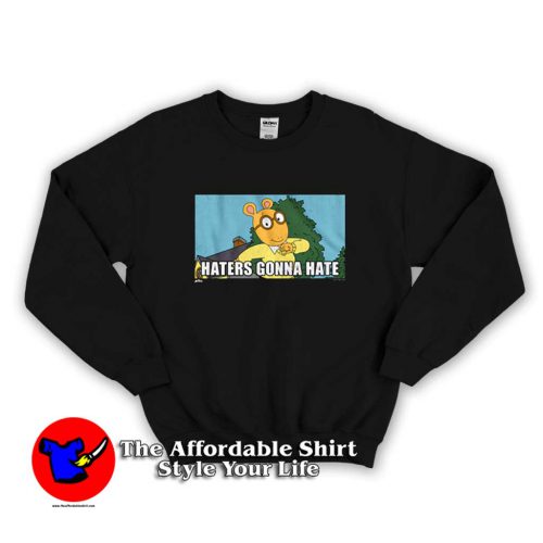 Haters Gonna Hate Arthur Cartoon Vintage Sweater 500x500 Haters Gonna Hate Arthur Cartoon Vintage Sweatshirt On Sale