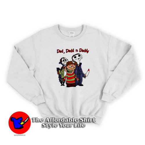 Horror Characters Dedd n Deddy Haloween Sweater 500x500 Horror Characters Dedd n Deddy Haloween Sweatshirt On Sale