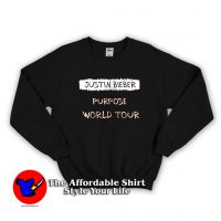 Justin Bieber Purpose World Tour Graphic Sweatshirt