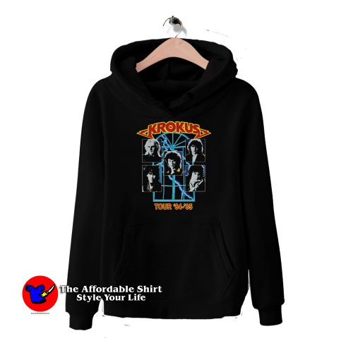 Krokus Guns Roses Tour 84 85 Unisex Hoodie 500x500 Krokus Guns Roses Tour 84 85 Unisex Hoodie On Sale