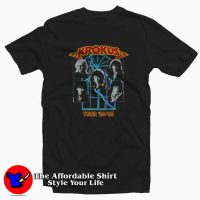 Krokus Guns Roses Tour 84 - 85 Unisex T-shirt