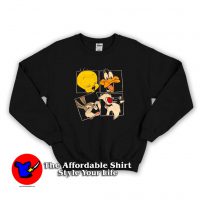 Looney Tunes Bugs Tweety Sylvester Daffy Sweatshirt