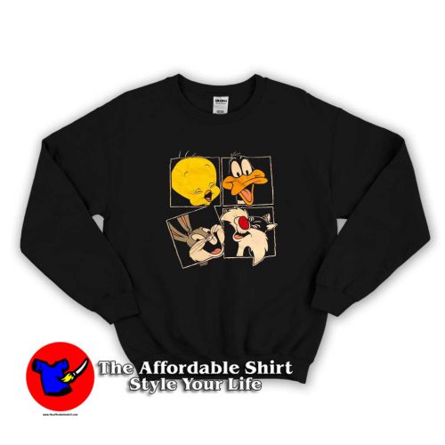 Looney Tunes Bugs Tweety Sylvester Daffy Sweater 500x500 Looney Tunes Bugs Tweety Sylvester Daffy Sweatshirt On Sale