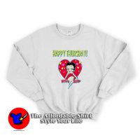 Love Vintage Betty Boop Happy Thursday Sweatshirt