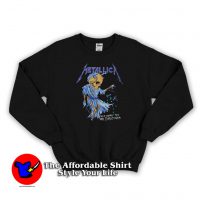 Metalica Their Money Tips Her Scales Again Sweatshirt