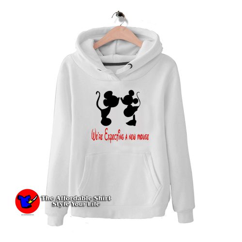 Mickey Minnie WereExpecting Mouse Hoodie 500x500 Mickey & Minnie We'reExpecting Mouse Hoodie On Sale