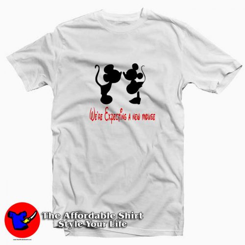 Mickey Minnie WereExpecting Mouse Tshirt 500x500 Mickey & Minnie We'reExpecting Mouse T shirt On Sale