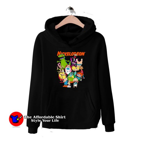 Nickelodeon Group Characters Retro 90s Hoodie 500x500 Nickelodeon Group Characters Retro 90s Hoodie On Sale