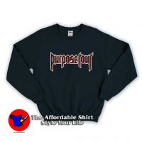 Official Justin Bieber Purpose Tour Logo Sweatshirt