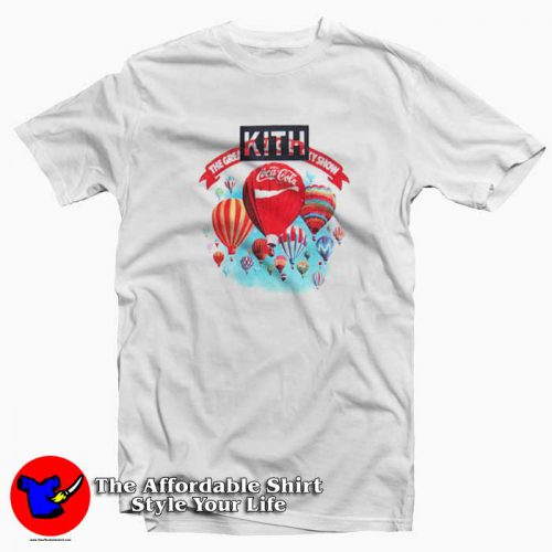 Official Kith x Coca Cola Balloon Vintage Tshirt 500x500 Official Kith x Coca Cola Balloon Vintage T shirt On Sale