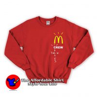 Official Travis Scott x Mcdonalds Crew Sweatshirt