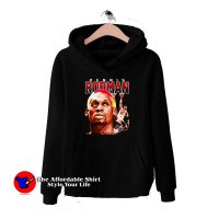 Old Vintage Dennis Rodman Black Album Hoodie