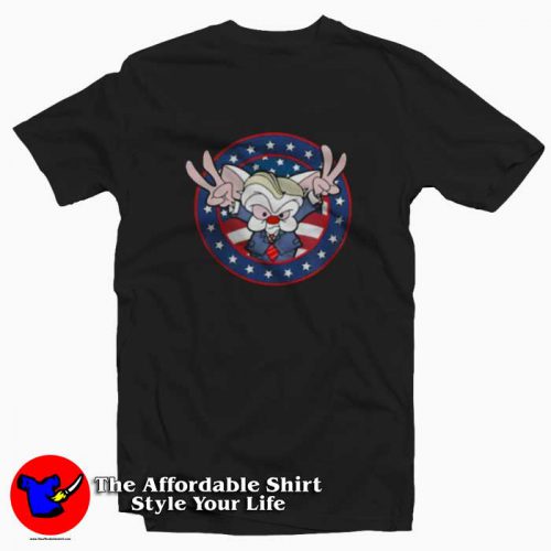 Pinky And The Brain Donald Trump Parody Tshirt 500x500 Pinky And The Brain Donald Trump Parody T shirt On Sale