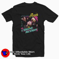 Poison I Want Action Album Cover Concert T-shirt