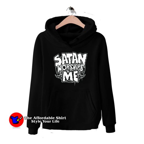 Satan Worships Me Evil Baphomet Hoodie 500x500 Satan Worships Me Evil Baphomet Hoodie On Sale