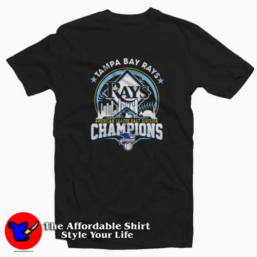 Tampa Bay Rays American League Champions Tshirt 500x500 Tampa Bay Rays American League Champions T shirt On Sale