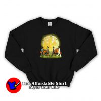 The Beatles Abbey Road Moon Halloween Sweatshirt