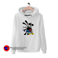 Cute The Lucky Rabbit & Mickey Mouse Hoodie