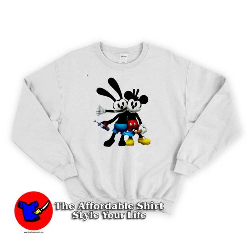 The Lucky Rabbit MICKEY Disney Sweater 500x500 Cute The Lucky Rabbit & Mickey Mouse Sweatshirt On Sale