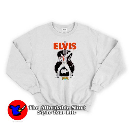 Vintage Elvis Presley Cartoon Logo Unisex Sweater 500x500 Vintage Elvis Presley Cartoon Logo Sweatshirt On Sale