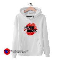 Vintage Red Lip Hanoi Rocks Graphic Hoodie