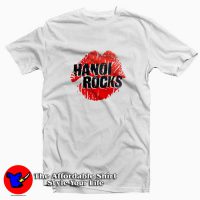 Vintage Red Lip Hanoi Rocks Graphic T-shirt