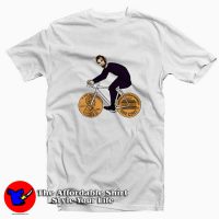 Abraham Lincoln Riding Bike Unisex T-shirt