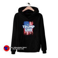 American Flag I’m a Trump Girl Unisex Hoodie