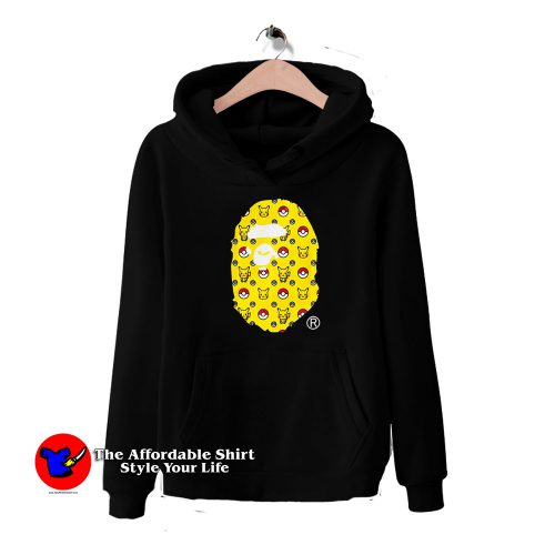 Bape x Pokemon Pokeball Hoodie 500x500 New Bape x Pokemon Pokeball Unisex Hoodie On Sale