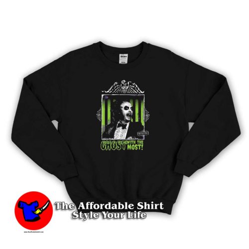 Beetlejuice Ghost With The Most Official Sweater 500x500 Beetlejuice Ghost With The Most Official Sweatshirt On Sale