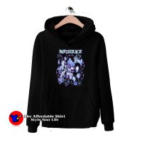 Beetlejuice Purple Tonal Poster Girls Hoodie