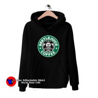 Beetlejuice Starbucks Parody Funny Halloween Hoodie