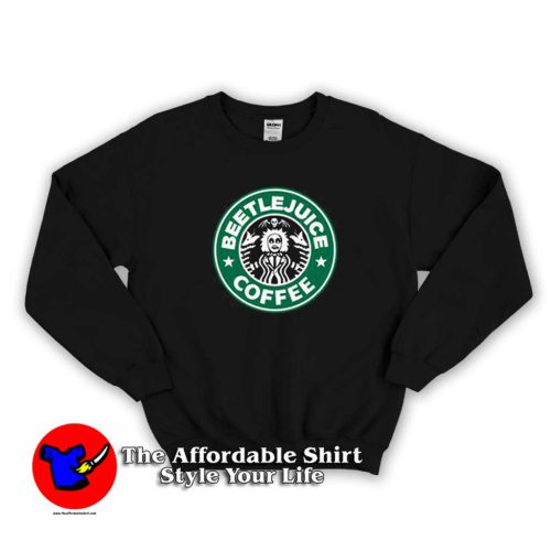 Beetlejuice Starbucks Parody Funny Halloween Sweater 500x500 Beetlejuice Starbucks Parody Funny Halloween Sweatshirt On Sale