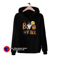 Boo Y All Happy Halloween Funny Hoodie