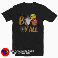 Boo Y All Happy Halloween Funny Tshirt