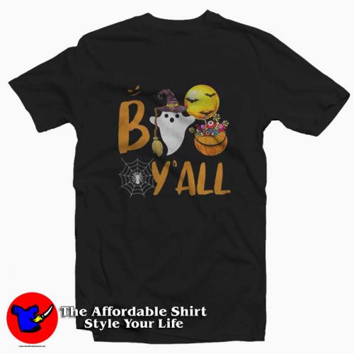 Boo Y All Happy Halloween Funny Tshirt 500x500 Boo Y All Happy Halloween Funny T shirt On Sale