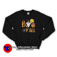 Boo Y All Happy Halloween Funny Sweatshirt