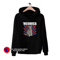 Funny Cat 4th of July Meowica Unisex Hoodie