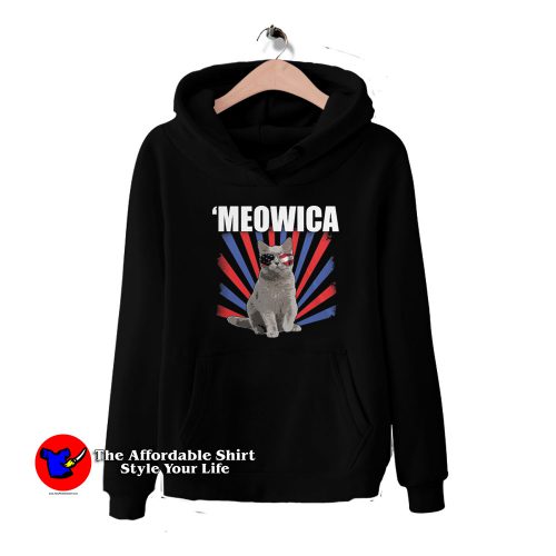 Cat 4th of July Meowica Hoodie 500x500 Funny Cat 4th of July Meowica Unisex Hoodie On Sale