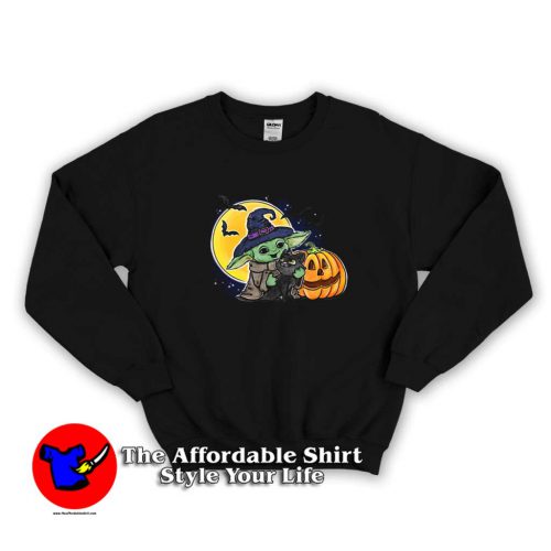 Cute Pumpkin Baby Yoda Halloween Unisex Sweater 500x500 Cute Pumpkin Baby Yoda Halloween Sweatshirt On Sale