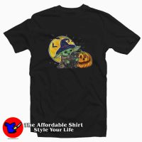 Cute Pumpkin Baby Yoda Halloween Unisex T-shirt