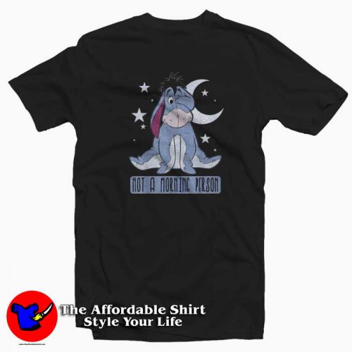 Disney Winnie The Pooh Eeyore Not A Morning Person Tshirt 500x500 Cute Disney Eeyore Not A Morning Person T shirt On Sale